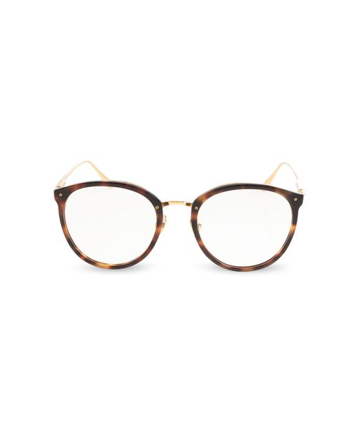 Linda Farrow Brown "Calthorpe" Corrective Glasses