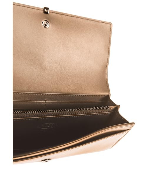 Tod's Natural Leather Wallet