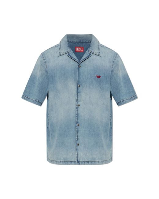 DIESEL Blue Shirt 'D-Nabil-D' for men