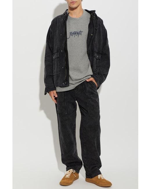 Isabel Marant Gray T-Shirt 'Honore' for men