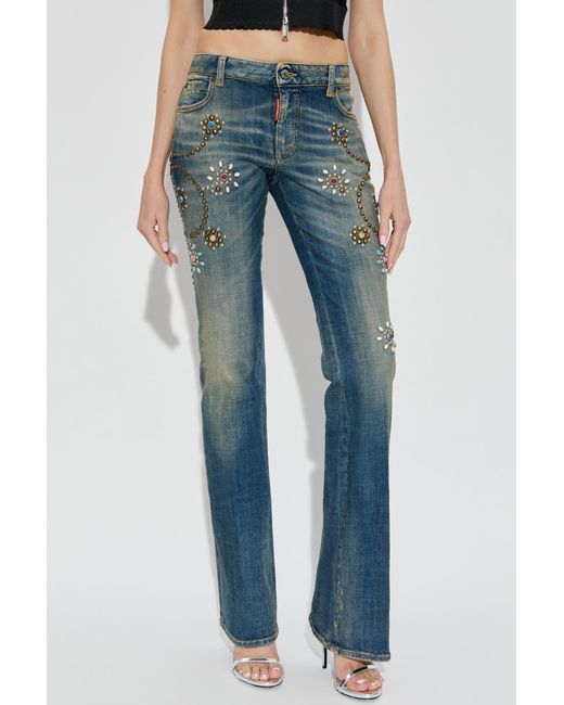 DSquared² Blue Flare Jeans