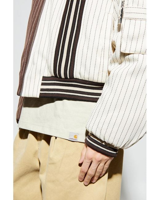 PDF Natural Insulated "Bomber" Jacket for men