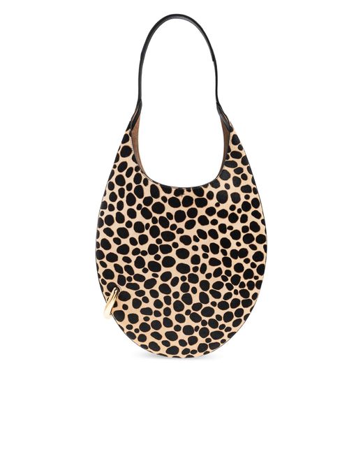 Tory Burch Black Shoulder Bag "Pierced"