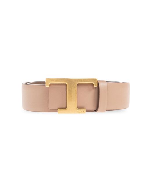 Tod's Natural Leather Belt