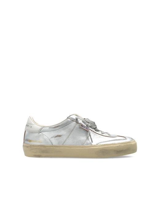 Golden Goose Deluxe Brand White “Soul Star” Sports Shoes