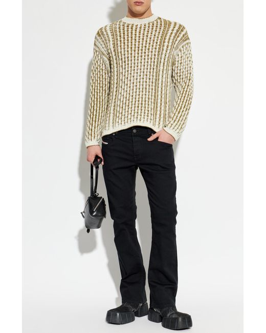DIESEL White Sweater 'K-Moise' for men
