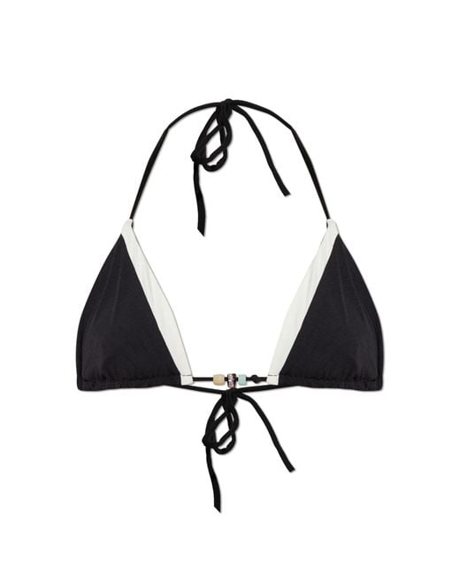 Bondeye Black Bikini Top 'Fosca'