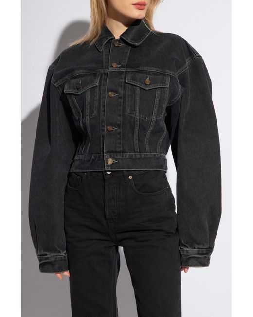 Saint Laurent Black Denim Jacket,