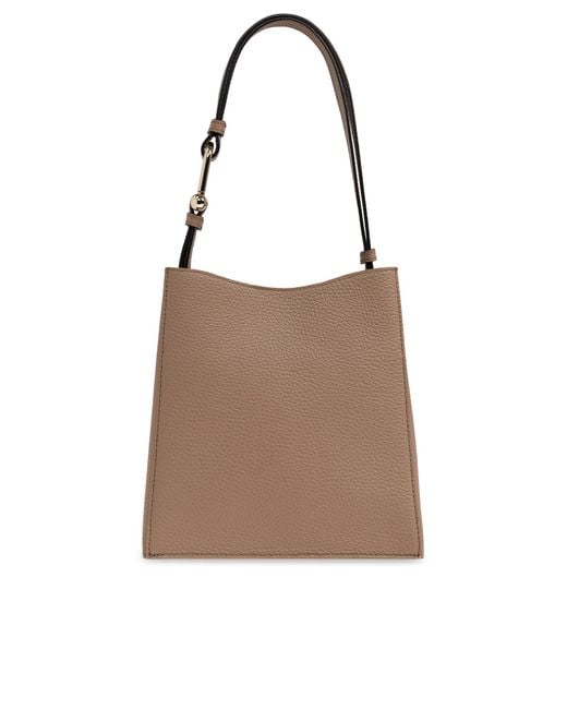 Furla Brown 'nuvola Mini' Handheld Bag,