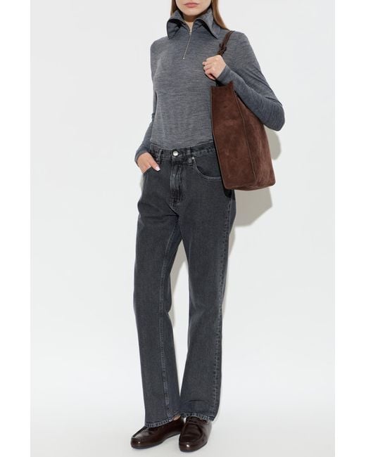 Jil Sander Blue Straight-Leg Jeans