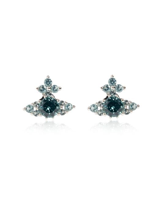 Vivienne Westwood Blue 'Feodorita' Earrings