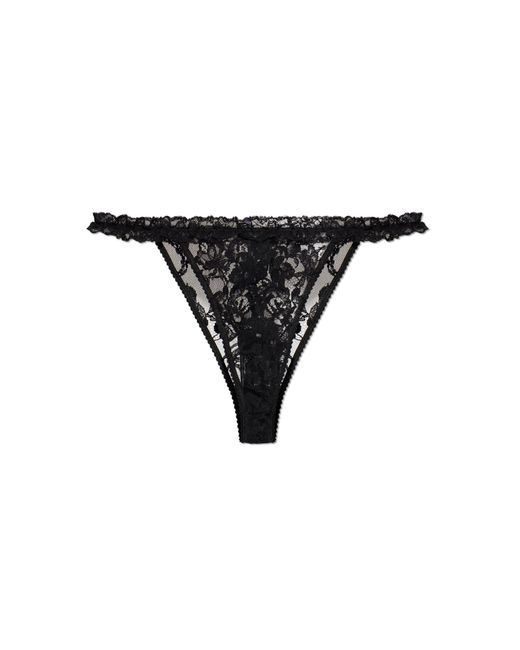 Dolce & Gabbana Black Lace Briefs