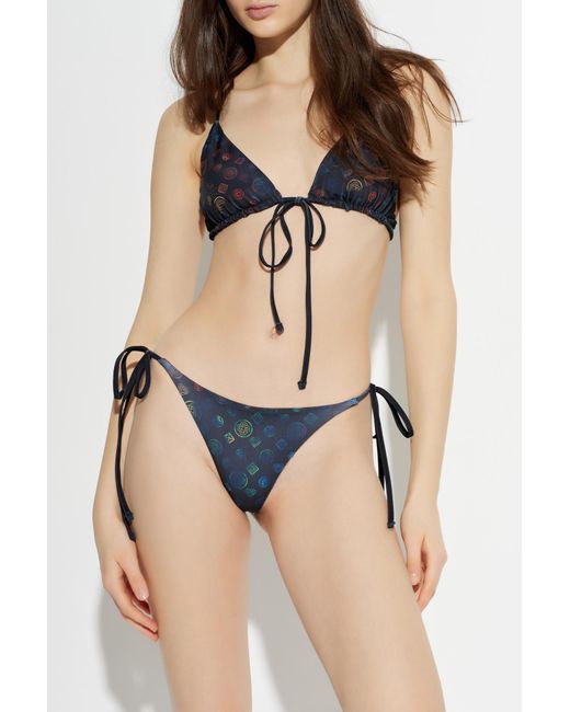 Casablanca Blue Bikini Top