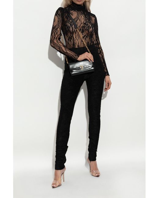 Gianvito Rossi Black Heeled Mules 'Elle'