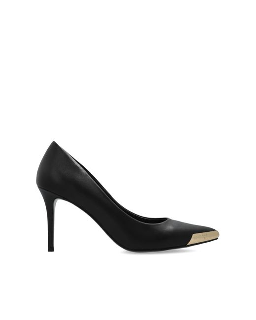 Versace Black Heeled Shoes