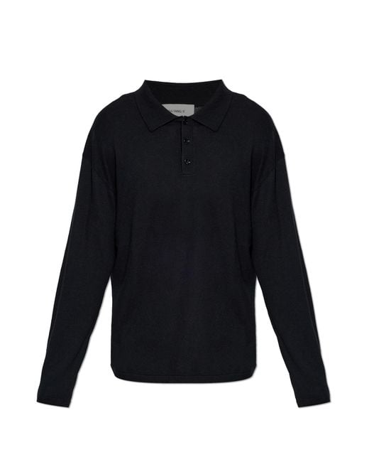 Lisa Yang Blue Sweater "Lowen" for men