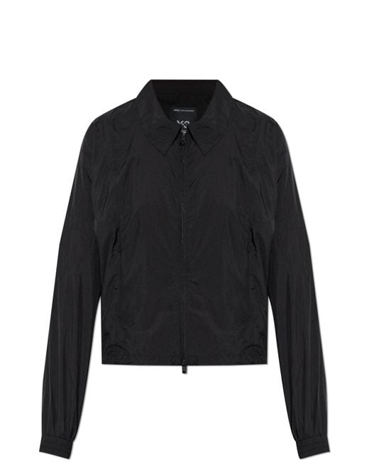 Y-3 Black Jacket With Pockets