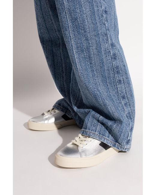 Veja White Campo Leather Sports Shoes