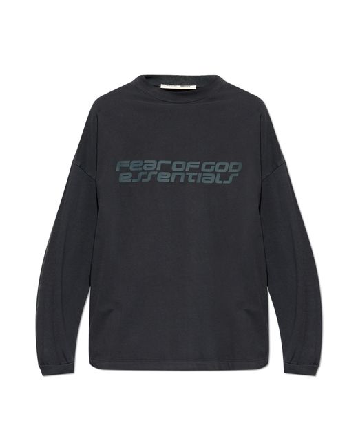 Fear Of God Black Long Sleeve T-Shirt for men