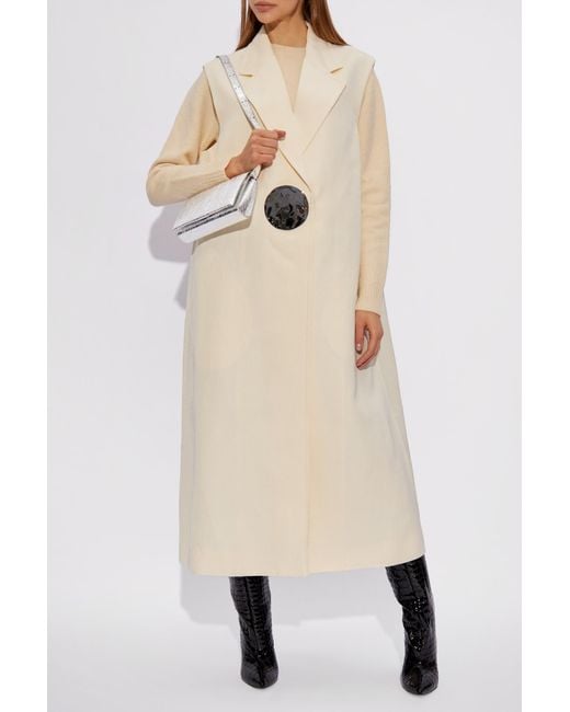 Jil Sander White Wool Sweater