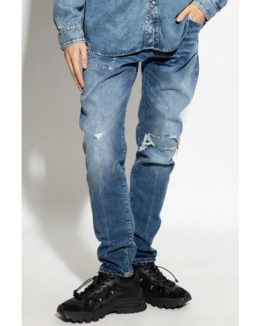 DIESEL Blue 2019 D-Strukt L.32 Jeans for men