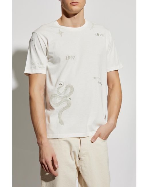 Zadig & Voltaire White T-Shirt Tommy for men