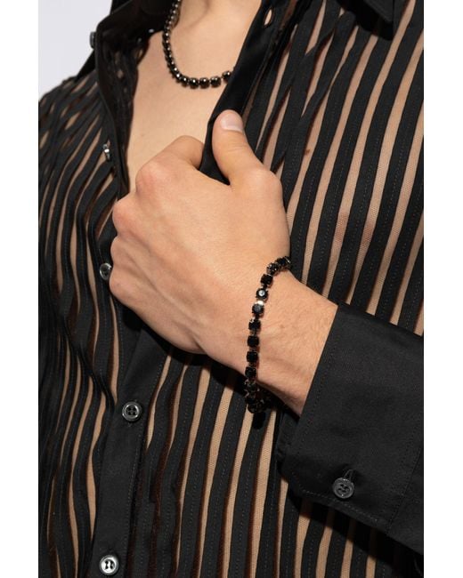 DSquared² Metallic Bracelet With Applications for men
