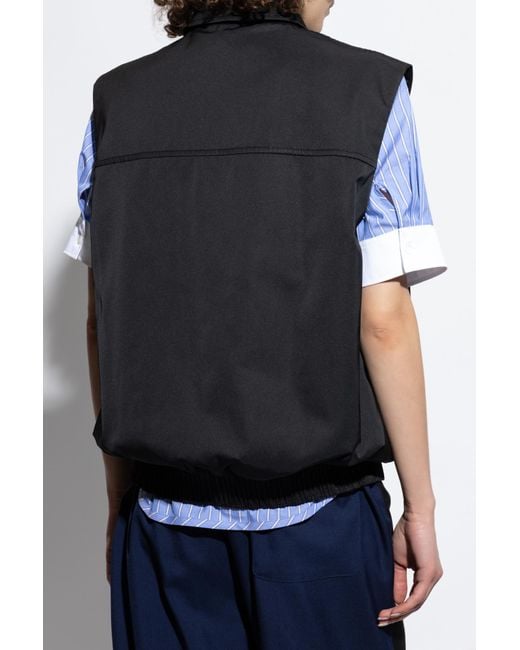 Marni Black Vest With Logo