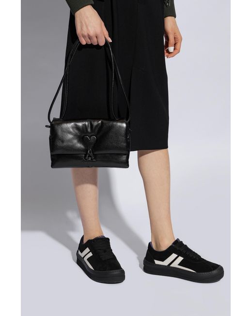 AMI Black 'Voulez-Vous' Shoulder Bag