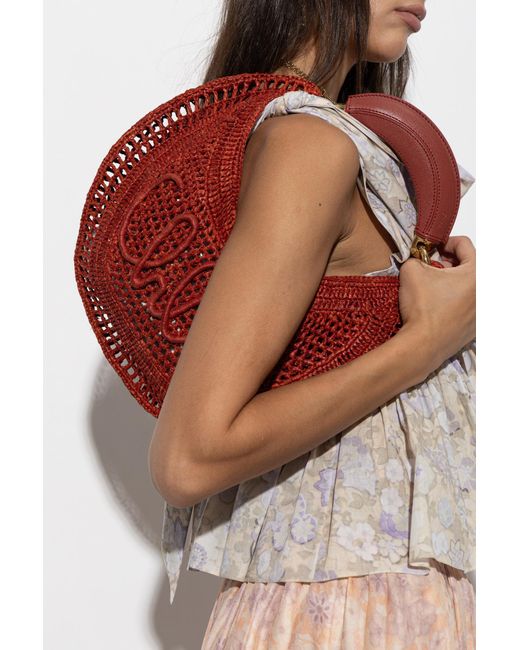 Chloé Red "Summer Banana" Hobo Bag