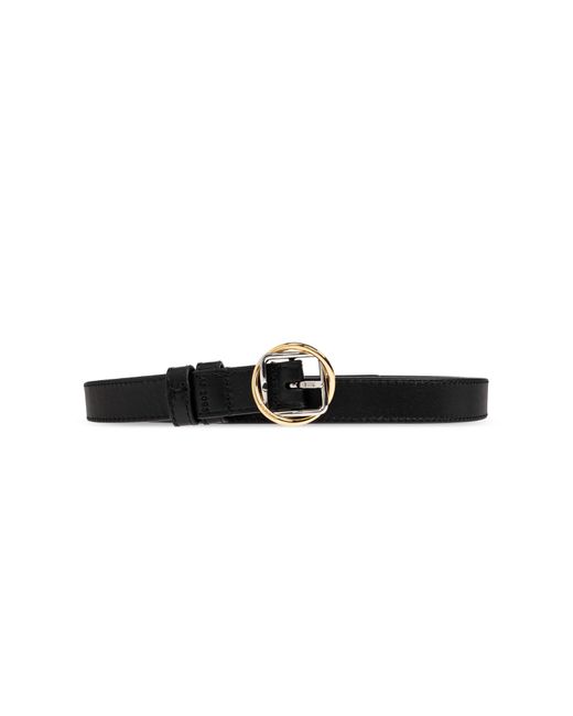 Jacquemus Black Leather Belt 'Salon'