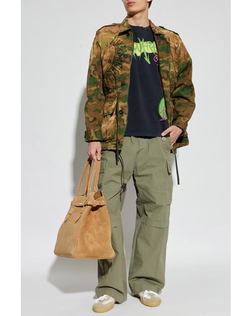 DSquared² Green Cargo Pants for men