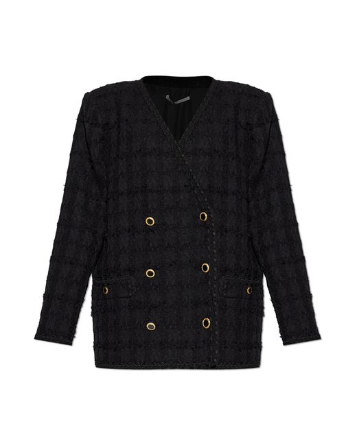 Alessandra Rich Black Tweed Jacket