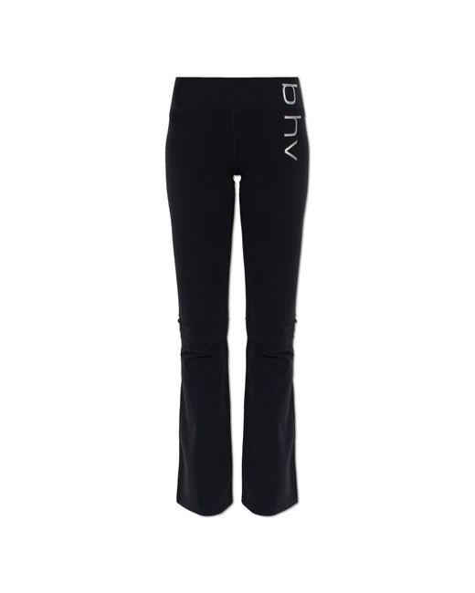 M I S B H V Black Flared Leggings