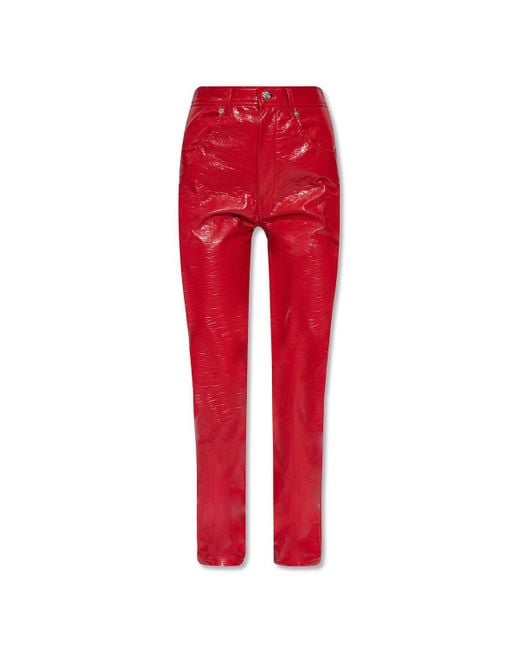 DIESEL 'p-arcy' Trousers in Red | Lyst