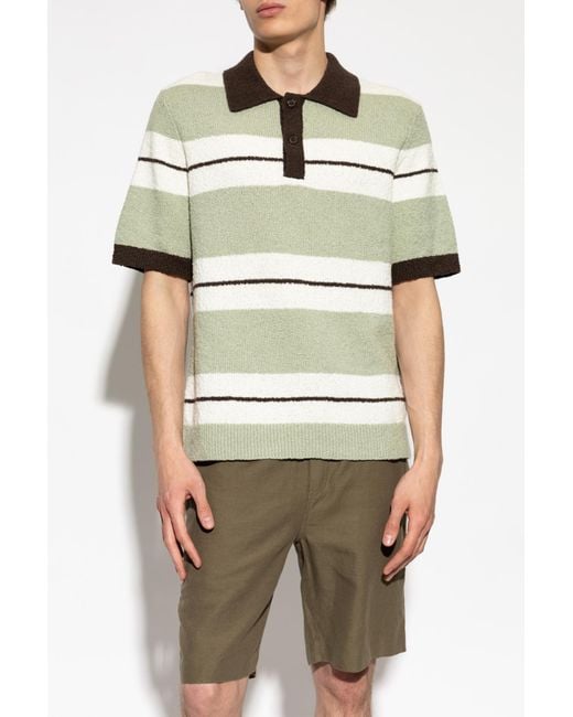 Samsøe & Samsøe Green Polo "Sapedro" for men
