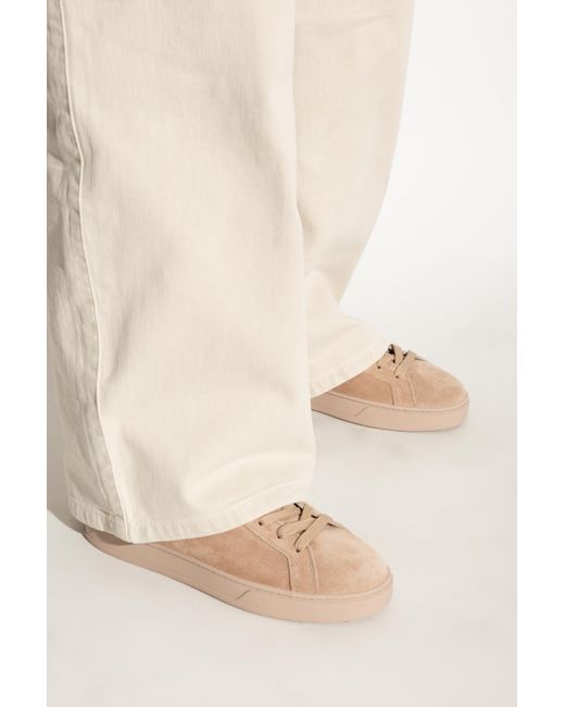 Tod's Brown Suede Sneakers