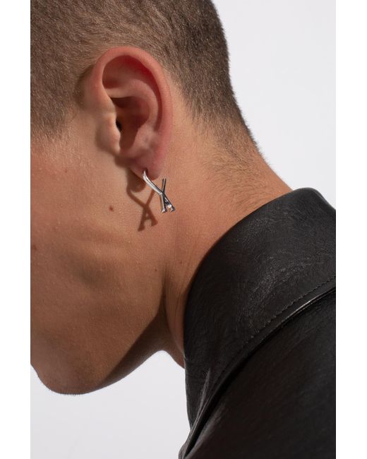 AMI Brown Brass Earrings