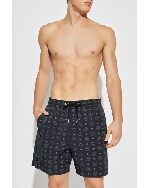 MCM Blue Swim Shorts for men