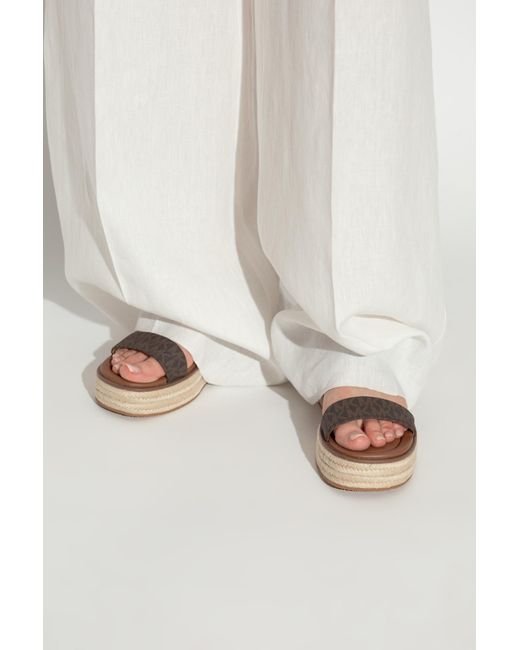 MICHAEL Michael Kors Brown Sandals Lynn