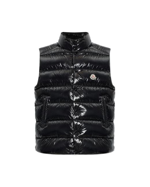 Moncler Black Quilted Vest 'Tibb' for men