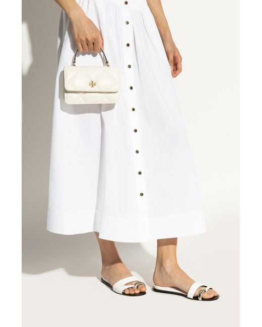 Tory Burch Natural Handbag `kira Diamond`,