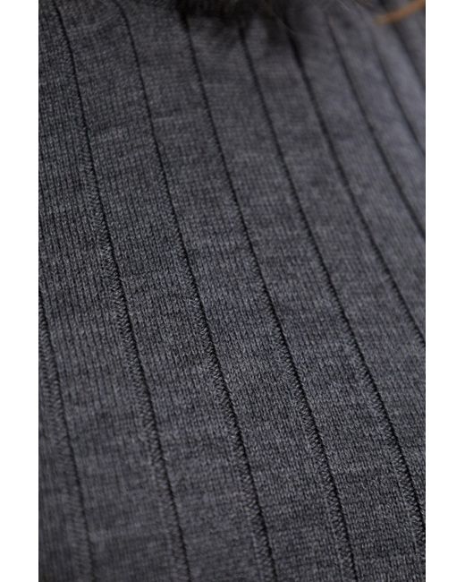 Bottega Veneta Gray Wool Top