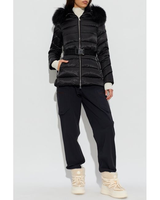 Moncler Black Quilted Jacket "Cupidone"