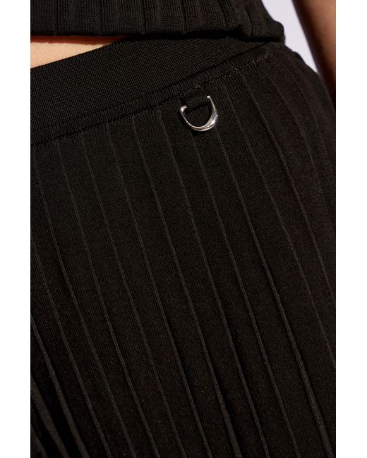 Jacquemus Black Pleated Shorts 'Plisse'