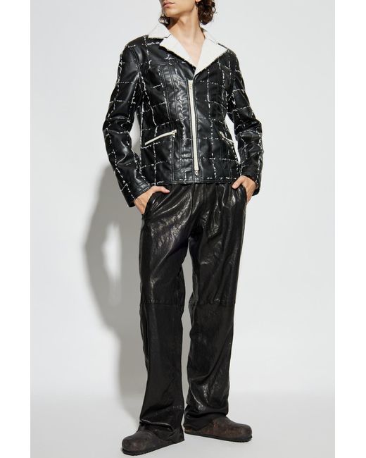 DIESEL Black Jacket 'J-Neo' for men
