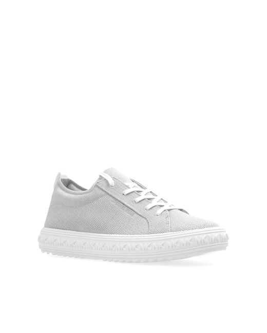 MICHAEL Michael Kors White 'grove' Logo Sneakers,