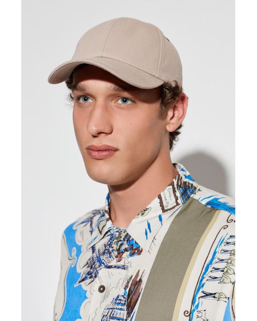 Paul Smith Natural Baseball Cap for men