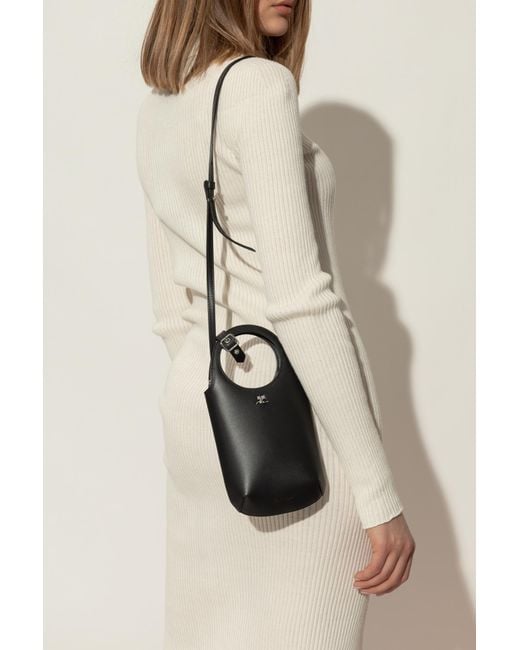 Courreges Black Bag Slim Holy,