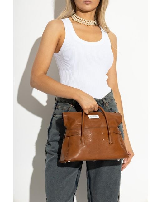Maison Margiela Brown Handbag '5Ac'